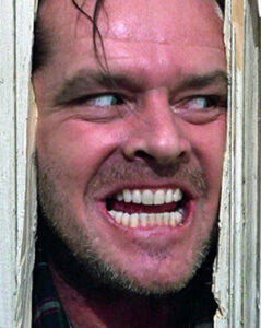 Jack Nicholson in The Shining