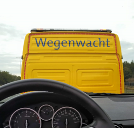 Weggesleept worden door de Wegenwacht