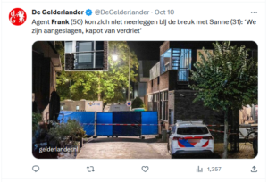 De Gelderlander wekt sympathie voor de dader